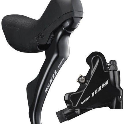 Jeu de freins à disque arrière 11 vitesses Shimano 105 R7020 Flat Mount - noir