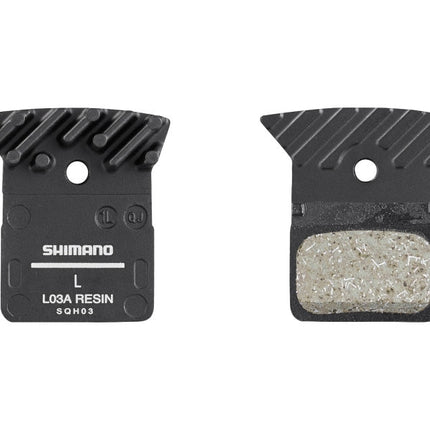 Schijfremblokset Shimano L03A Resin met koelvinnen