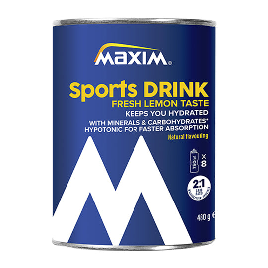 Maxim Sports Drink Fresh Lemon 480GR