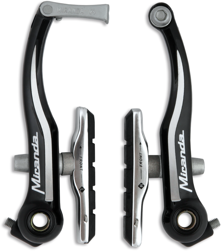 V-brake Miranda Sirius Mat-Zwart  Universeel voor of achter