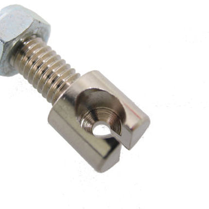 Arrêt de câble Bofix pour bandage Gazelle (6 pièces) - Argent