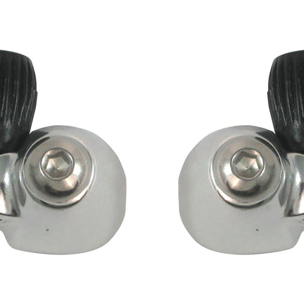 Down-tube kabelstopper Sunrace SP131 - links en rechts - zilver (1 set)