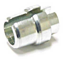 Kabelnippel Bofix voor Weinmann met sleuf (25 stuks) - Zilver