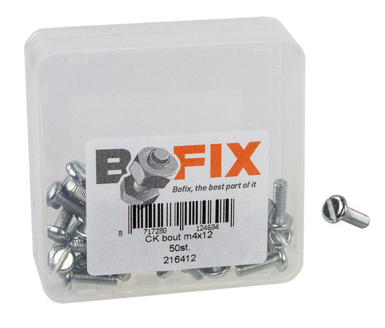 Bout M4X12 Ronde KOP DS A 50 Zilver