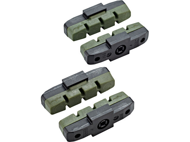 Remblokset Magura HS33 hydro - zwart/groen (per 4 stuks) - afbeelding 2