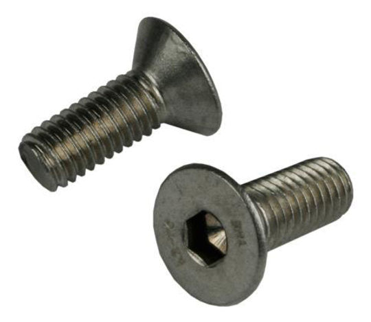 Bout M6X16 Inbus RVS Verz DS A 25 Zilver