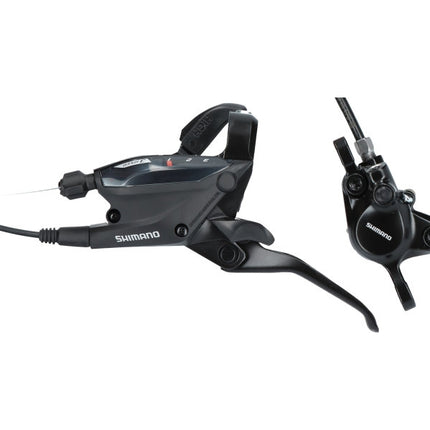Kit de freins hydrauliques 3 vitesses Shimano ST-EF505 / MT200 - noir