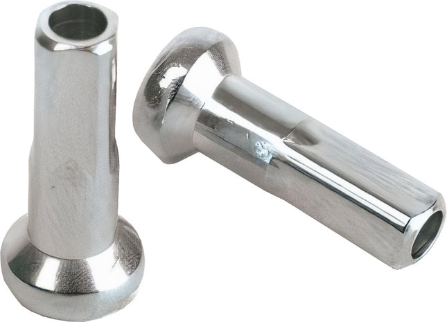 Spaaknippel Sapim velg 14 voor spaak 13 - zilver (100 stuks)