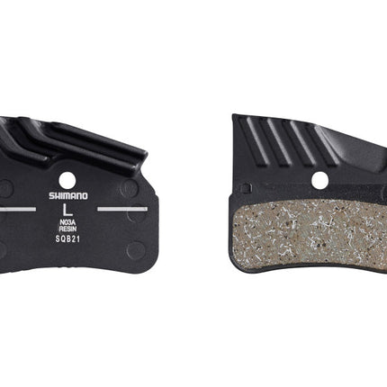 Shimano N03A Resin Disc Brake Pad Set with Cooling Fins