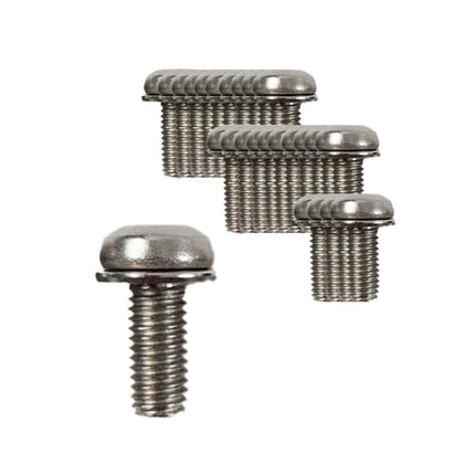 Bout M5X12 Torx met plaat RVS set van 25 Zilver