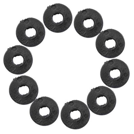 Rubber Plaat 5.3X15X1.5 ZWA set van 10 Kettingkast Zwart