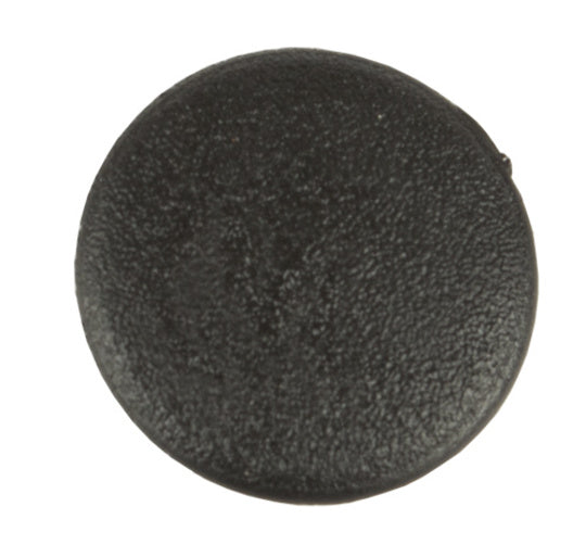 Stuud Afdekdop 6MM Rond PVC ZW DS A 10 Zwart