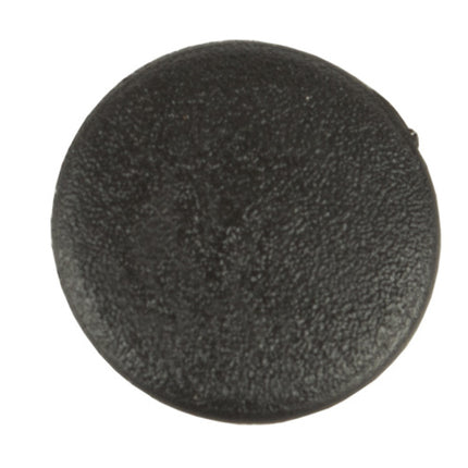 Stuurdop Afdekdop 6MM Rond PVC set van 10 Zwart