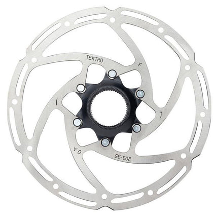 Disque de frein Tektro Tr203-35 ø203mm Centerlock - argent (emballage atelier)