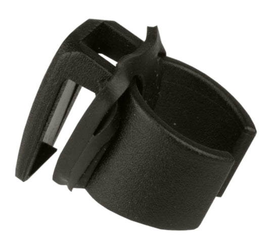 Jasbeschermer Klem 16MM PVC Elegance set van 10 Zwart