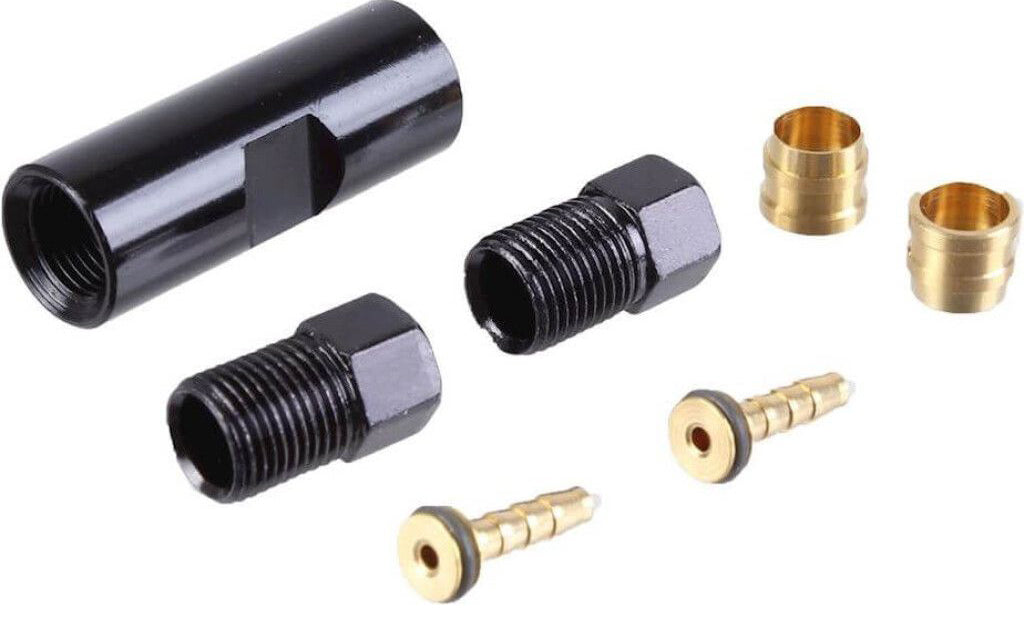 Hydraulische remleiding verlengkit ø5,0 Tektro incl 2x wartel/insert/olijf