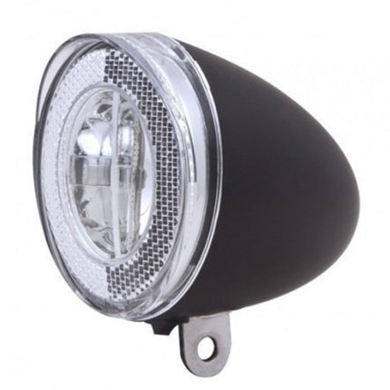 Fiets koplamp XLC Swingo XB Batt Zwart