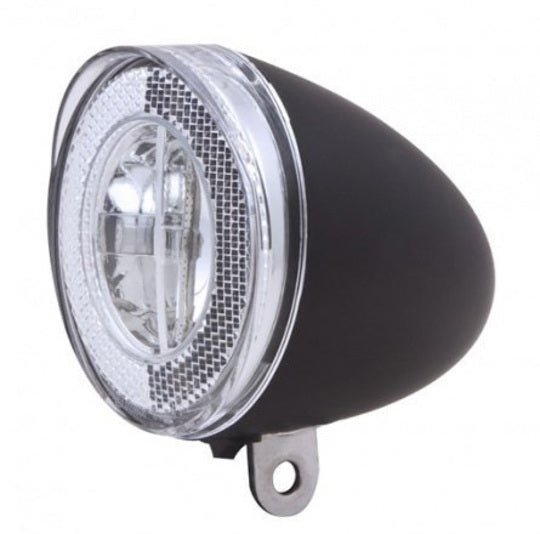 Fiets koplamp XLC Swingo XB Batt Zwart
