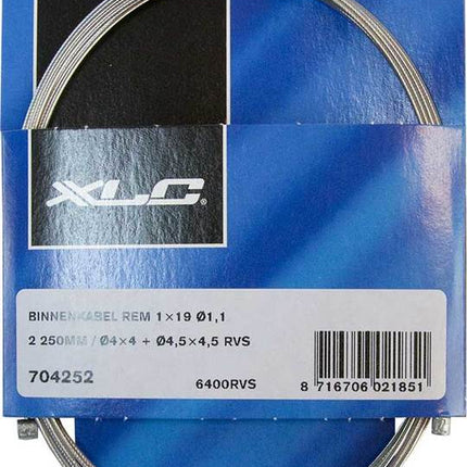 Kabel XLC Vers Binnen RVS Univ Zilver