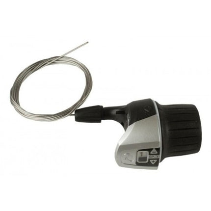 Versteller Shimano Nexus Grip Shift 3V ZILVER-ZWART