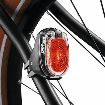 Fiets achterlicht Busch & Muller Secula Batt ZADELP/A Vork Zwart