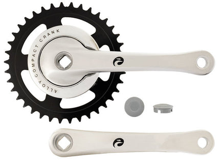 Crankstel Batavus Compact 38T 170 0MM ZI/ZW Zilver Zwart