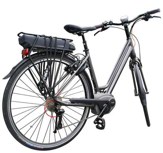 Hoes DS E-BIKE Frame Accu Zwart