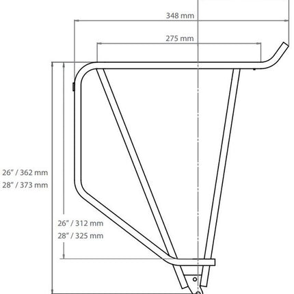 Naaf Batavus Sturmey Archer / ION Naafd Remplaat 90MM Zilver