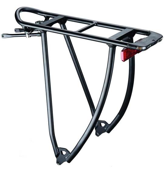 Bagagedrager Racktime Shine Evo Light AC 26 M/LED Zwart