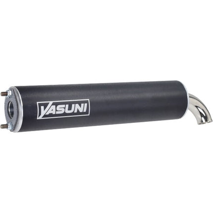 uitlaat yasuni yasuni-R zwart sco piaggio 2t, zip 2t , runner, typhoon, nrg tub420b
