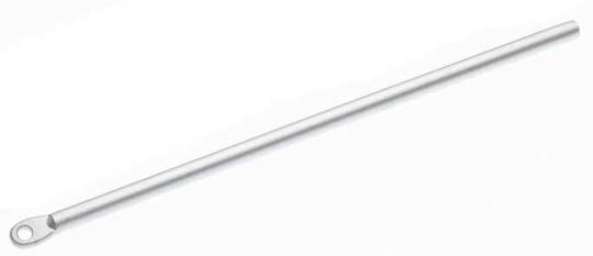 Bagagedrager TUB-RT Bevestigingstang 350MM Zilver