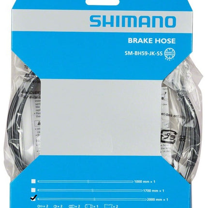 Remleiding schijfrem Shimano SM-BH59 2000mm - zwart