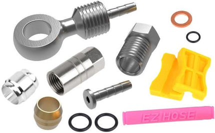 Kit d'adaptateurs pour conduite de frein hydraulique compatible Formula