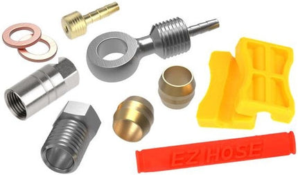 Kit d'adaptateurs pour conduite de frein hydraulique compatible Magura