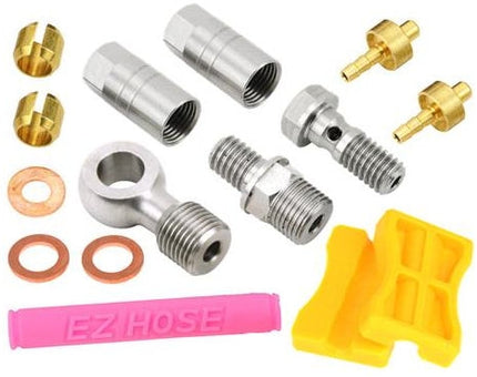 Kit d'adaptateurs pour conduite de frein hydraulique compatible Hope