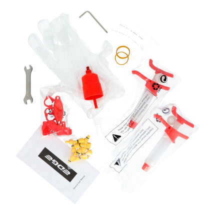 Kit de purge pour freins à disque Edge Standard - avec adaptateur en plastique