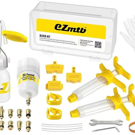 Ontluchtingsset EZmtb Luxe 2022 - incl. metalen adapters