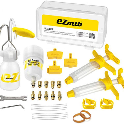 Ontluchtingsset EZmtb STD 2022 - incl. metalen adapters en nieuw model trechter