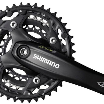 Crankstel 3x10 speed Shimano Deore FC-M522 Octalink met 175mm crankarm 42 x 32 x 24T - zwart