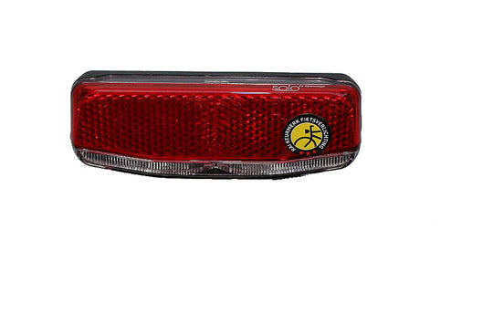 Fiets achterlicht Spanninga Solo XE Span 6VDC 50-80MM Zwart