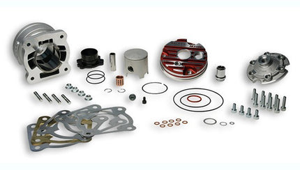 Cylinder with head Malossi MHR Team 2T Testa Rossa 52mm Minarelli Hor LC, Sco Piaggio LC 3115883