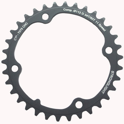 Kettingblad Stronglight Campagnolo Super Rec-Record-Chorus Kett Blad 34 34x48-50 Zwart