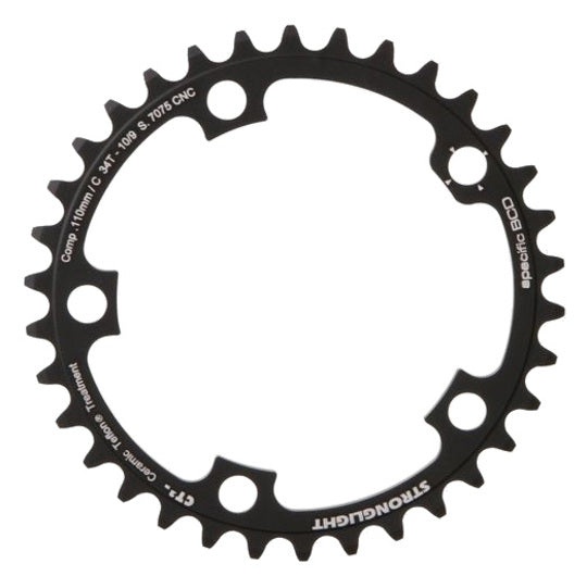 Kettingblad Stronglight Campagnolo Record-Chorus-Centaur Kett Blad 34 CT2 Zwart