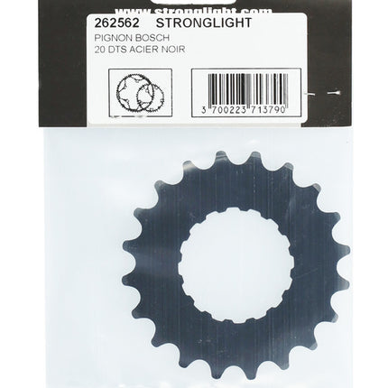 Kettingwiel Stronglight Bosch 20T GEN2 E-BIKE Zwart