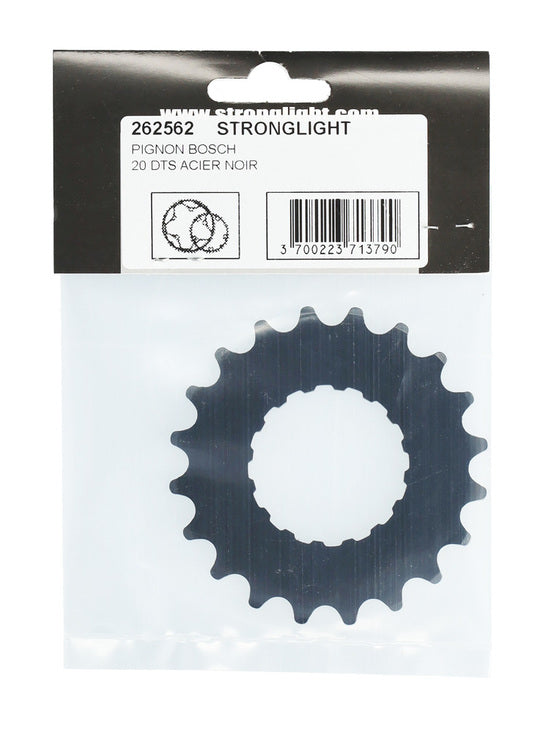 Kettingwiel Stronglight Bosch 20T GEN2 E-BIKE Zwart