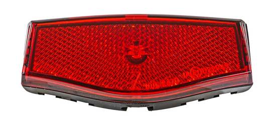 Fiets achterlicht Spanninga Plateo XDvS Span 50MM Zwart