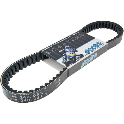 courroie trapézoïdale Polini Kevlar 752x19.5 courte surdimensionnée P.R.E. sco Piaggio 2t 248.031.3