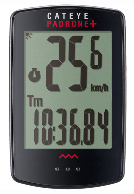 Fietscomputer Cateye Padrone+ PA110W Zwart