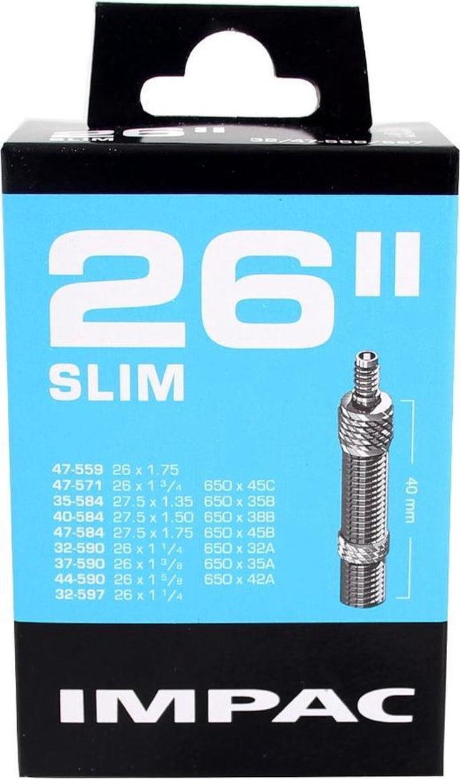 fiets binnenband - Impac 26/27.5 X 1.35/1.75(32/47-559/597) Dv 40 Mm
