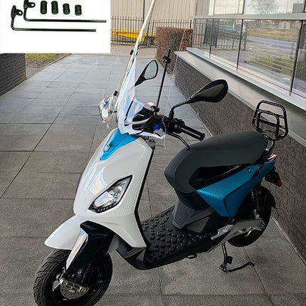 windscherm Regia met bevestigingsset hoog (made in EU) Piaggio one helder piaggio1 (one)